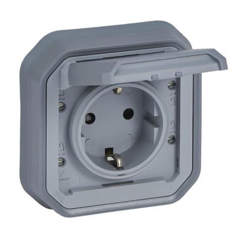 Legrand Flush Waterproof Socket Plexo - 16A 2P+E