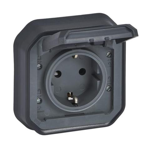 Legrand Flush Waterproof Socket Plexo - 16A 2P+E