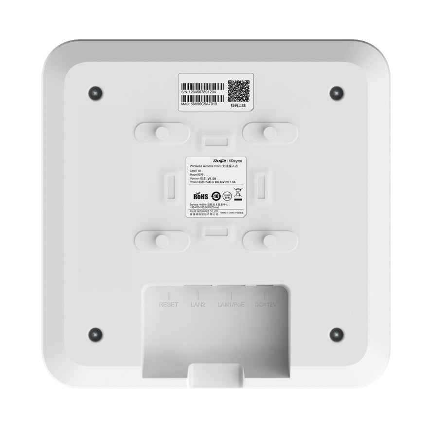 Reyee RG-RAP2260(E) AX3000 Wi-Fi 6 Dual-Band Gigabit Ceiling Access Point