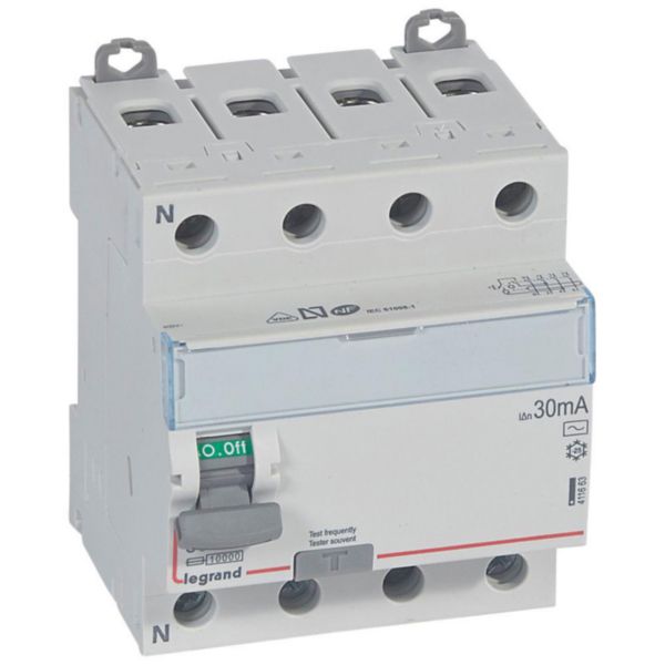 Legrand RCD DX³-ID 4P - AC Type - 30mA - 80A
