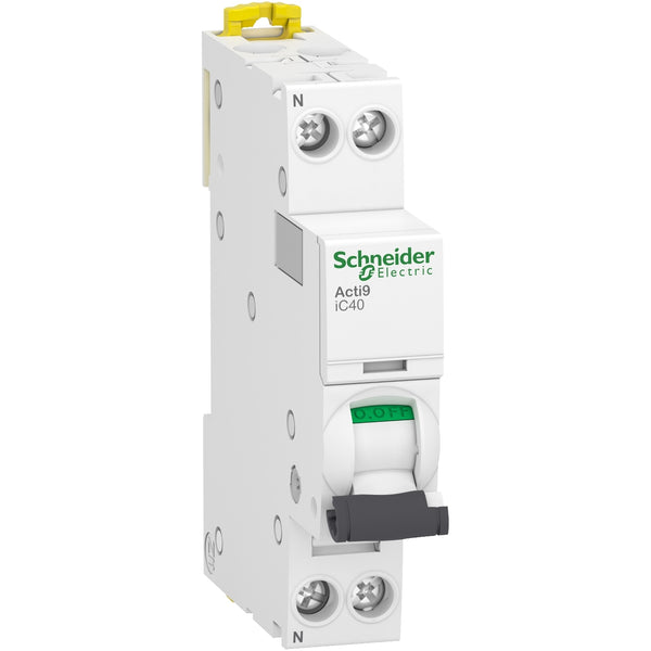 Schneider Acti9 MCB XP 1P+N C 4500 A - From 2A to 40A