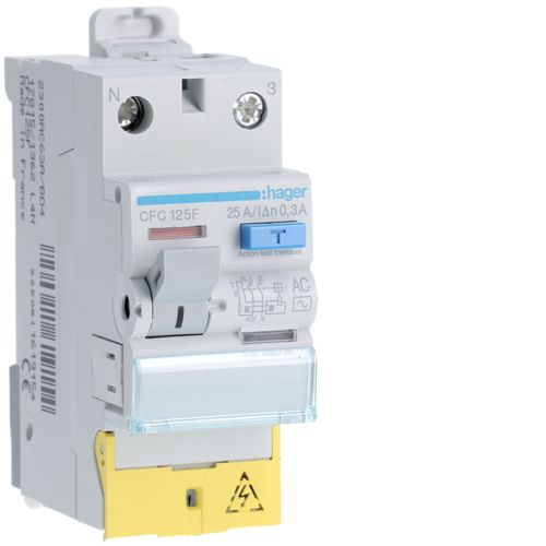 Hager RCD (RCCD) 300mA 2P - 25A