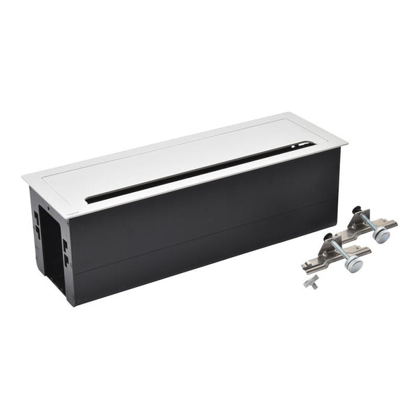Legrand Incara Top Access Box 295mm White Finish for Recessed Storage of Safety Box or Power Strip