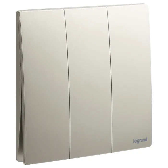 Legrand Mallia Senses Switch 3 Gang 2 Way