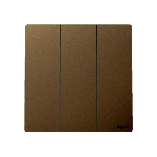 Legrand Mallia Senses Switch 3 Gang 2 Way