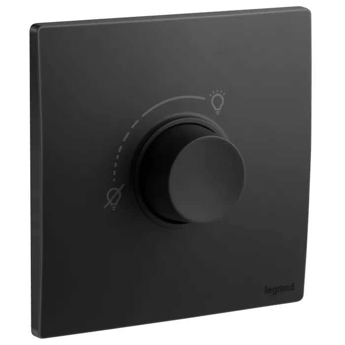 Legrand Mallia Senses Rotary Dimmer - RLC + LED 1 Gang