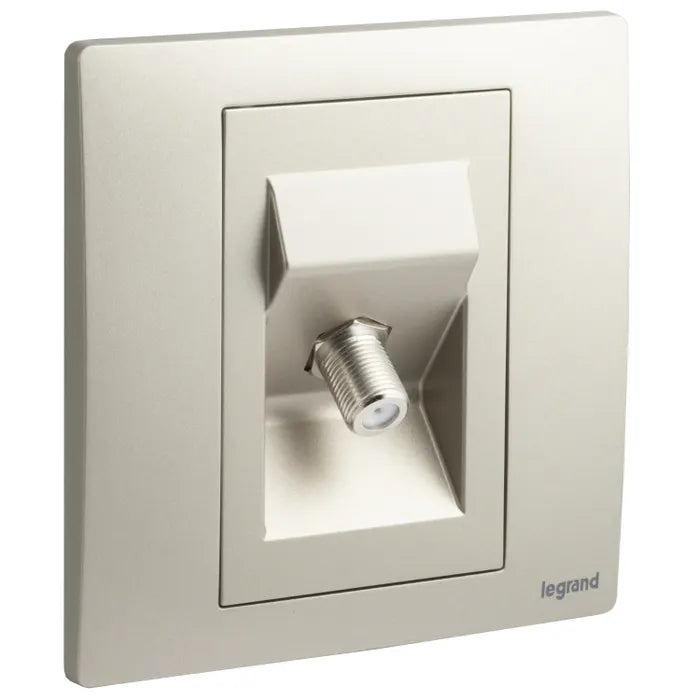 Legrand Mallia Senses TV Socket "F" Type 1 Gang