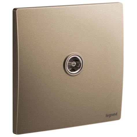 Legrand Mallia Senses TV Socket Female Terminal 1 Gang