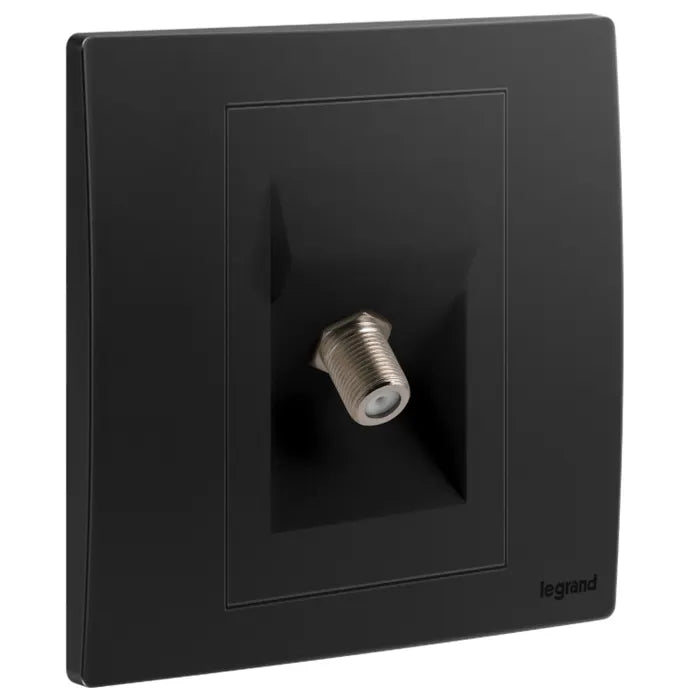 Legrand Mallia Senses TV Socket "F" Type 1 Gang