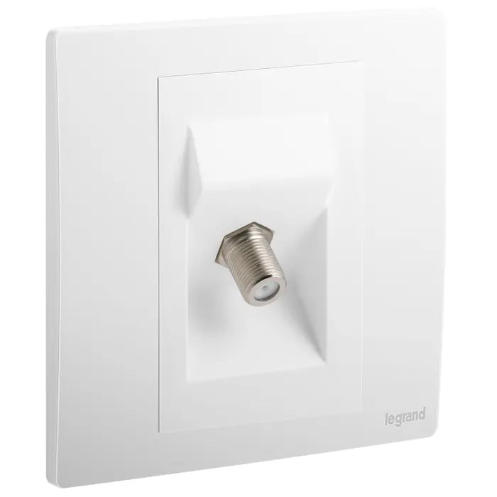 Legrand Mallia Senses TV Socket "F" Type 1 Gang