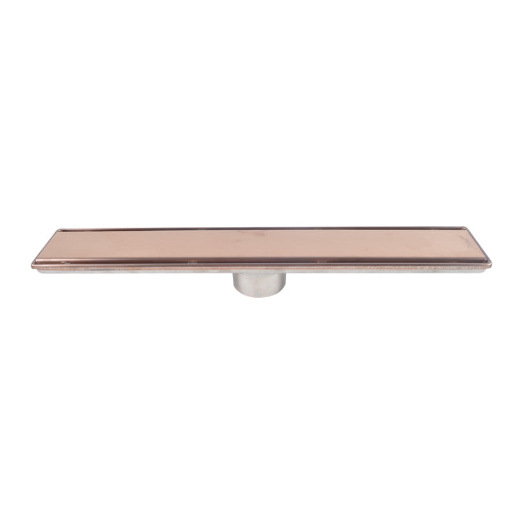 Sukar Line-6 Bronze Shower Drain 60cm - Stainless Steel Case (Plain Grate)