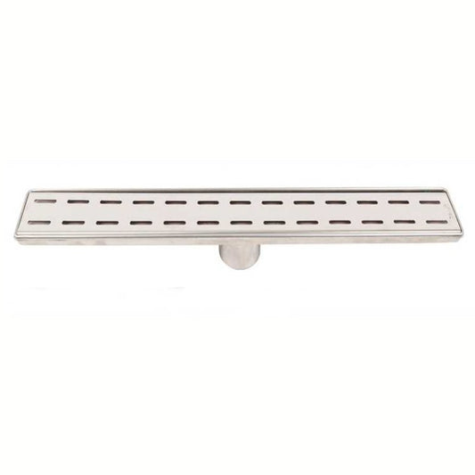 Sukar Line-6 Slim Shower Drain 60cm - Stainless Steel Case (Slot Grate)