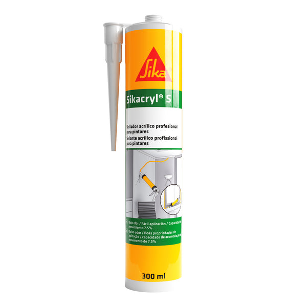 Sikacryl®-S White (Acrylic Sealant for movement joints) - 300ml