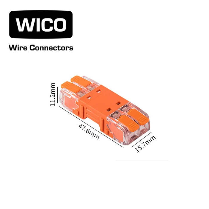 WICO 4-Pin Pluggable Quick Wire Lever Connector – 0.2–2.5mm²