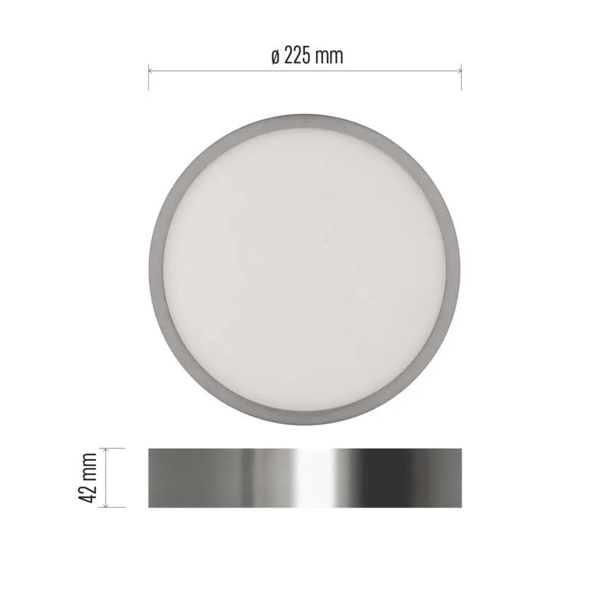 Legrand Emos Surface Led Panel Nexxo R 21W IP40 CCT - Silver (3000K/3500K/4000K)