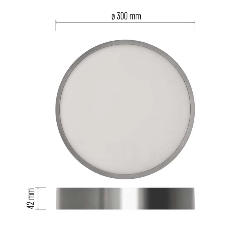 Legrand Emos Surface Led Panel Nexxo R 28.5W IP40 CCT - Silver (3000K/3500K/4000K)