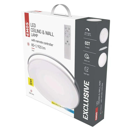Legrand Led Emos Ceiling Lamp Alvi 24W CCT - (2700K/4000K/6500K)