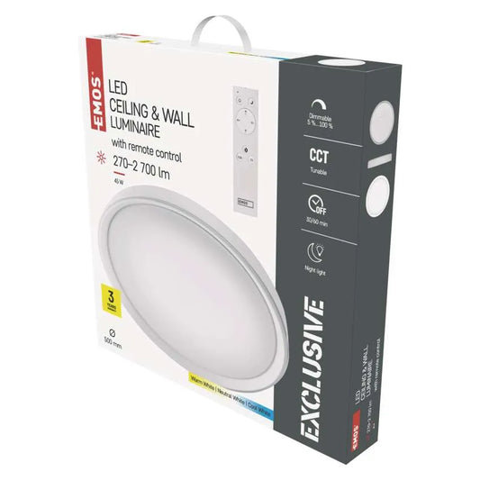 Legrand Led Emos Ceiling Lamp Ilvi 45W CCT - (2700K/4000K/6500K)