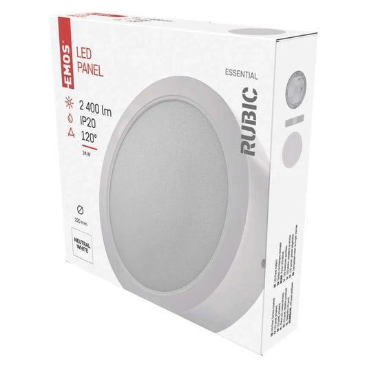 Legrand Emos Surface Led Panel Rubic 24W IP20 - Natural White (4000K)