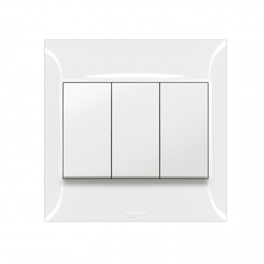 Legrand Belanko S Switch 16AX (3 Gang 2 Way)