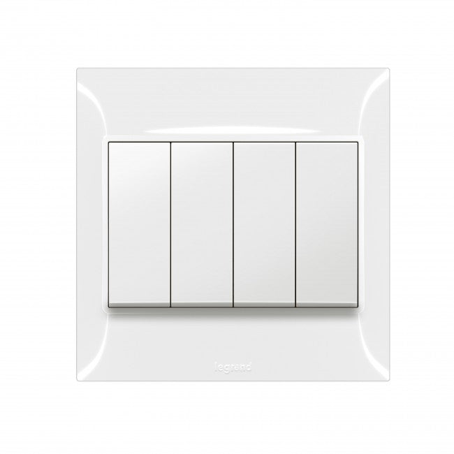 Legrand Belanko S Switch 16AX (4 Gang 2 Way)
