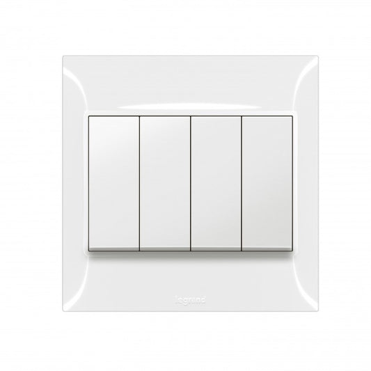 Legrand Belanko S Switch 16AX (4 Gang 2 Way)