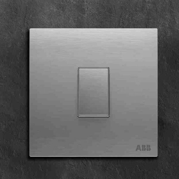 ABB Millenium Stainless Steel Switch 1 gang 2 Way (10AX)