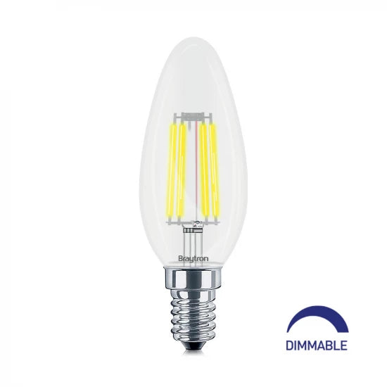 Lampe filament (G45; LED; 4W; E14; 2700K; dorée)