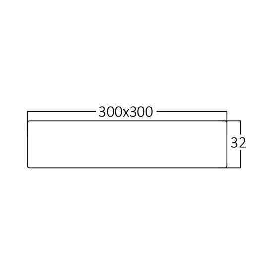 Braytron Square Led Panel Surface LED Panel - 272mm (24W)
