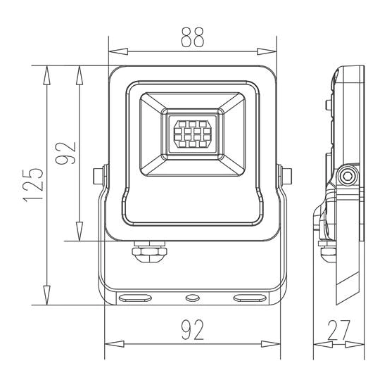 Braytron Floodlight IP65 (10W)