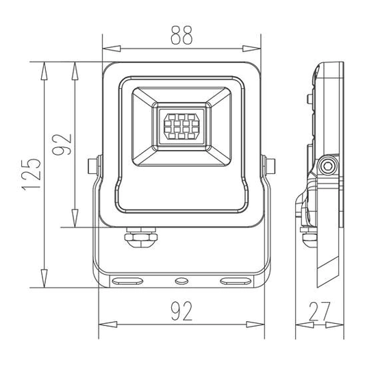 Braytron Floodlight IP65 (10W)
