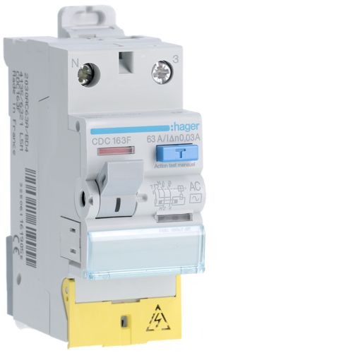 Hager RCD (RCCD) 30mA 2P - 63A
