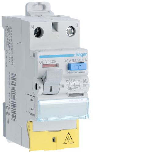 Hager RCD (RCCD) 100mA 2P - 40A