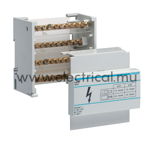 Hager Brass Busbar Terminal 4P
