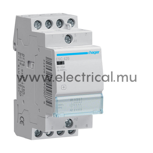 Hager Contactor 4NO - 4P - 25A