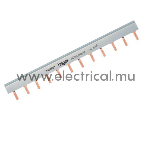 Hager Insulated Busbar 2P - 63A