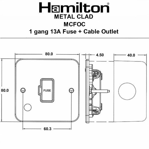 Hamilton Metalclad Connection Units