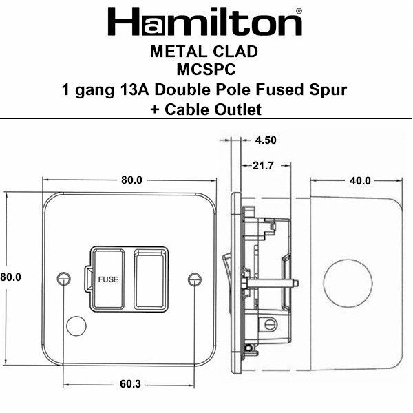 Hamilton Metalclad Connection Units
