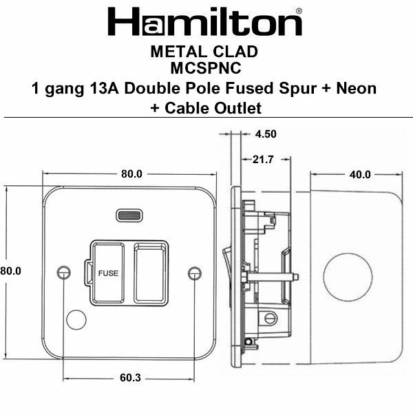 Hamilton Metalclad Connection Units