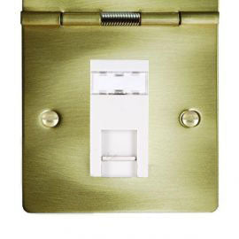 Hamilton Sheer Floor Telephone and Data Sockets