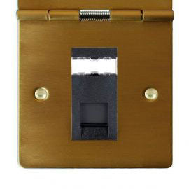 Hamilton Sheer Floor Telephone and Data Sockets