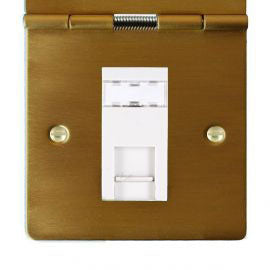 Hamilton Sheer Floor Telephone and Data Sockets