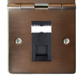 Hamilton Sheer Floor Telephone and Data Sockets