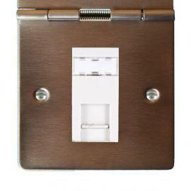 Hamilton Sheer Floor Telephone and Data Sockets