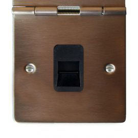 Hamilton Sheer Floor Telephone and Data Sockets