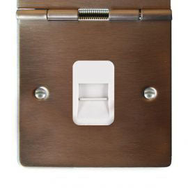 Hamilton Sheer Floor Telephone and Data Sockets