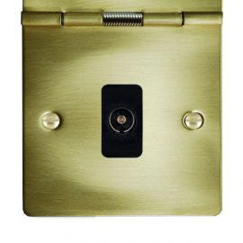 Hamilton Sheer Floor Television Coaxial Sockets