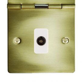 Hamilton Sheer Floor Television Coaxial Sockets