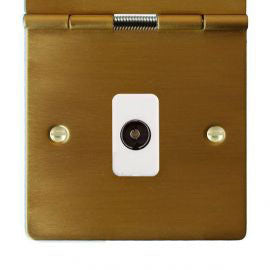 Hamilton Sheer Floor Television Coaxial Sockets