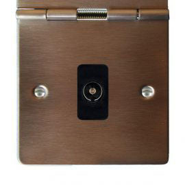 Hamilton Sheer Floor Television Coaxial Sockets